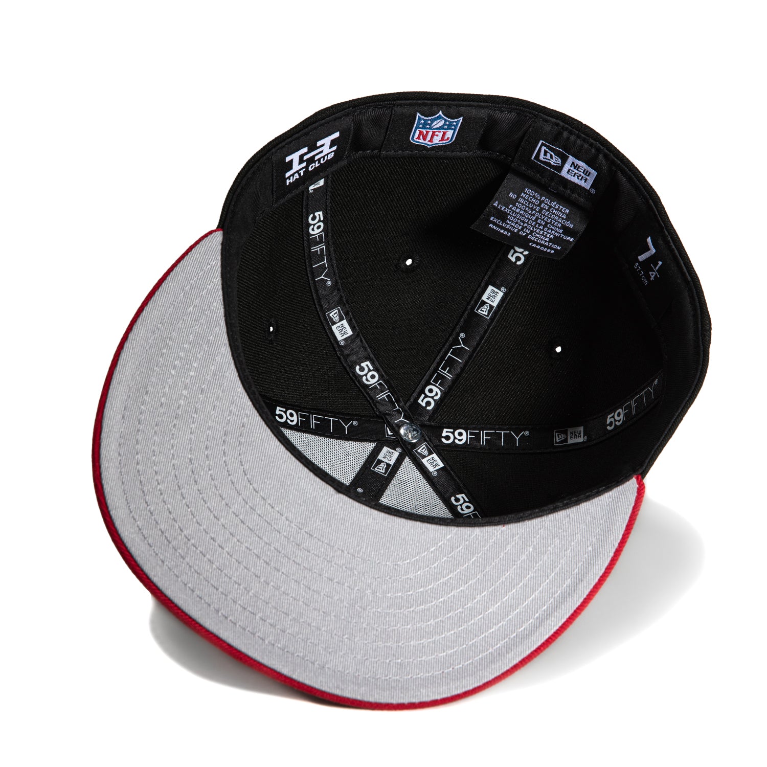 New Era 59Fifty Arizona Cardinals Logo Patch Snapback Hat - Black & Red Adjustable Baseball Cap for Men & Women | Perfect for NFL Games, Tailgating & Sports Fan Gifts