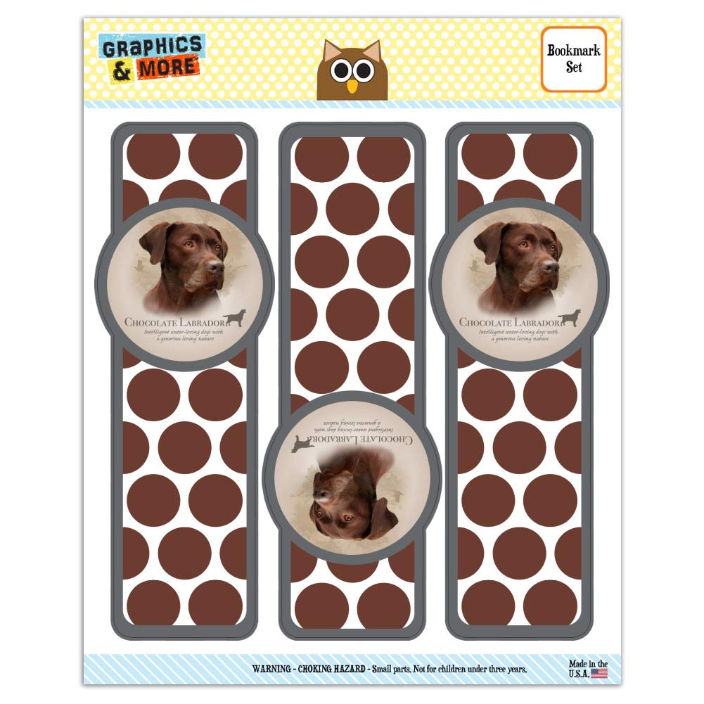 Premium Labrador Retriever Dog Breed Bookmarks - Set of 3 Glossy Laminated Book Accessories for Dog Lovers | Perfect for Reading, Gifts & Collectibles