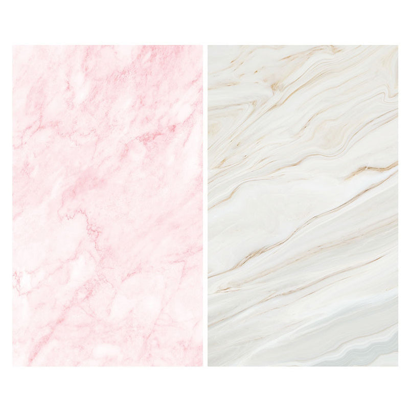 70x100cm Dual Sided Coated Printed Texture Paper Background SET 15 - Pink/Natural Marble for Photography, Scrapbooking & DIY Crafts