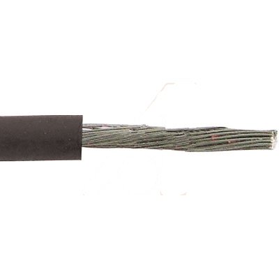 Belden 34414 010500 HYPALON #14 STR CSM 105C 600V Black Electrical Cable - High Temperature Resistant Wire for Industrial Equipment, Marine Applications, and Harsh Environments