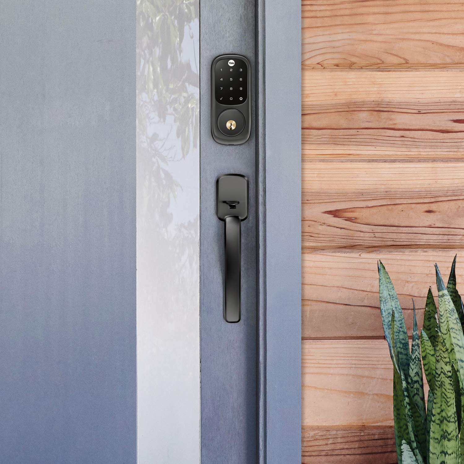 Yale Assure Lock - Wi-Fi Enabled Touchscreen Smart Door Lock with Ridgefield Handleset | Keyless Entry, Remote Access & Home Security | Perfect for Smart Homes & Vacation Rentals