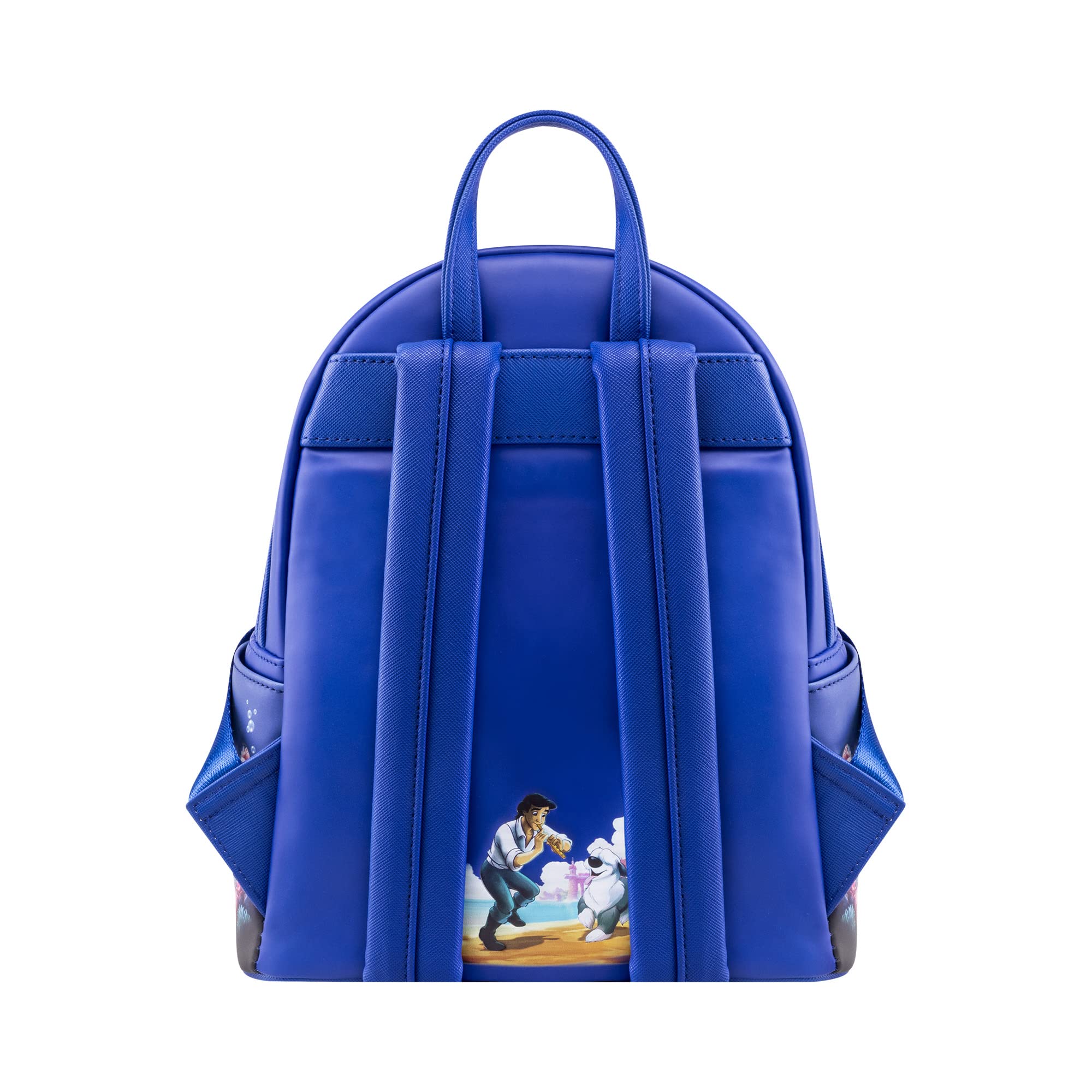 **Loungefly Disney Little Mermaid Backpack - Cute Collectible Disney Princess Bag for Women, Men, Girls & Boys - Official Merchandise & Perfect Gift for Movie Fans - Ideal for Cosplay, Travel & School**