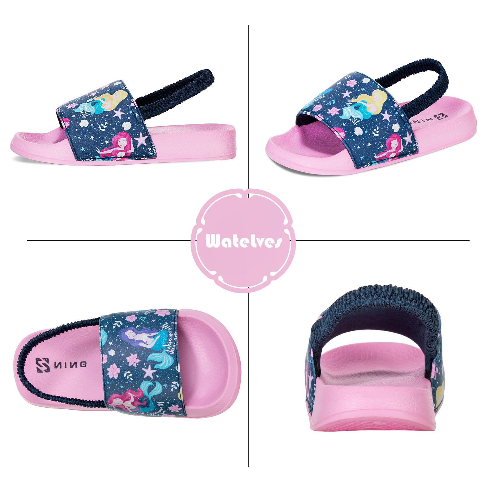 WateLves Kids Water Shoes for Toddler Boys & Girls - Non-Slip Swim Sandals for Beach, Pool & Outdoor Play - Comfortable Casual Slippers for Summer Activities