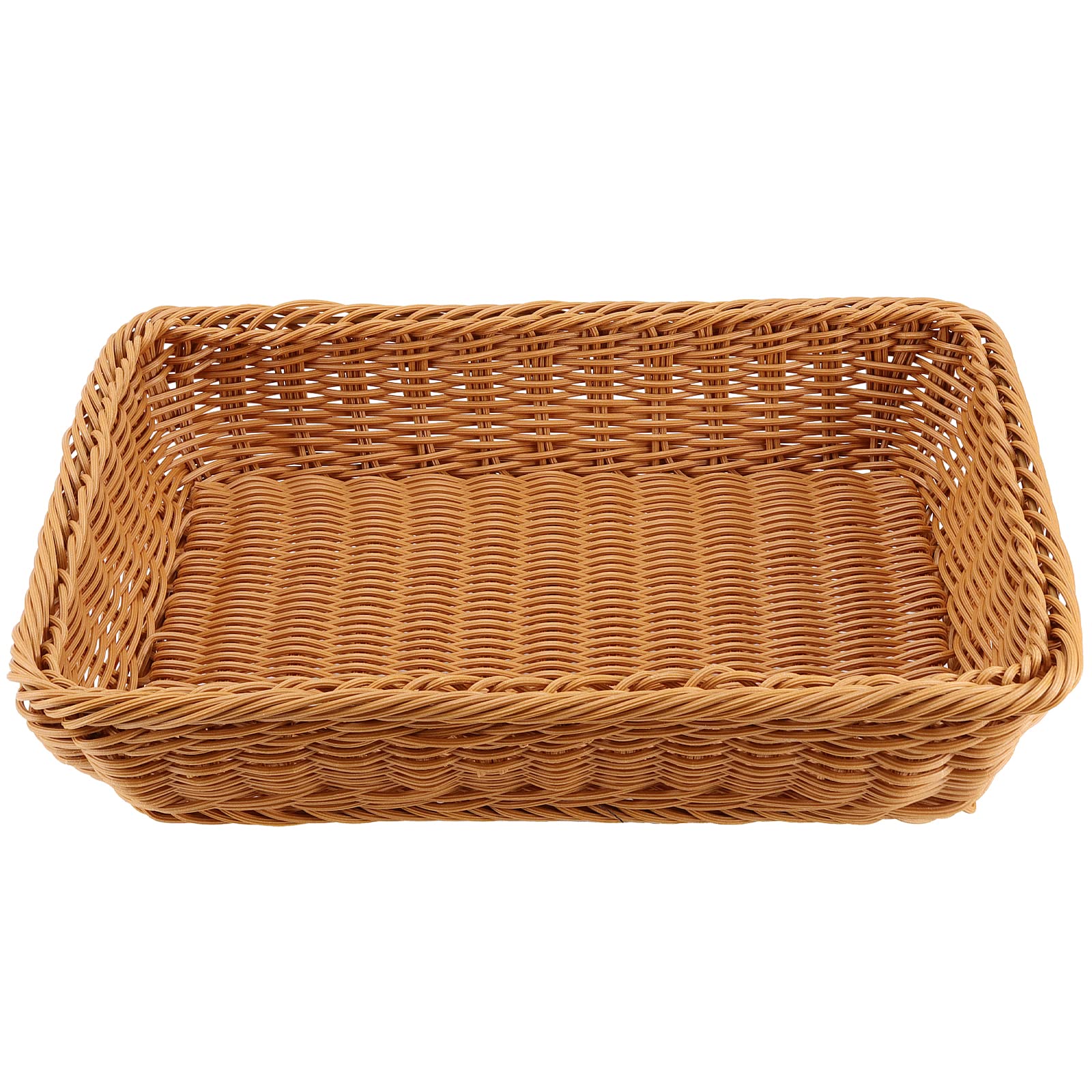 Handwoven Rattan Bread Basket Set - 3-Piece 14