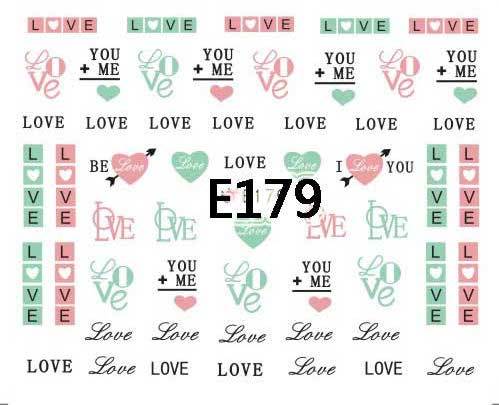 Nail Art Stickers E Collection - Premium DIY Nail Decals for Women | Perfect for Parties, Weddings & Everyday Fashion