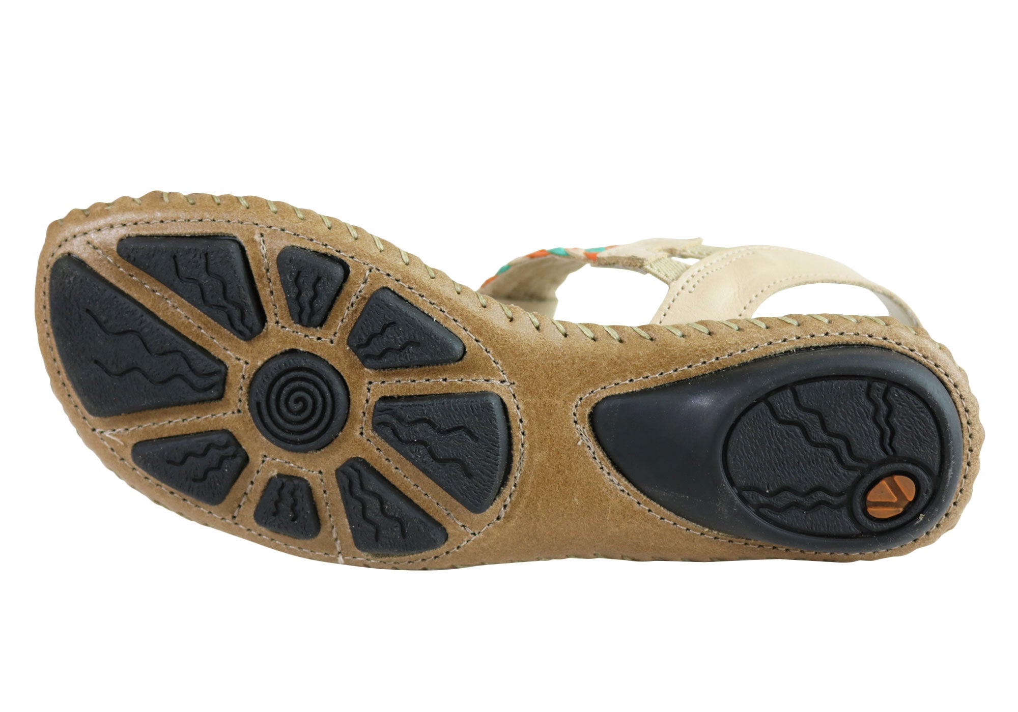 Andacco Irene Women's Comfortable Leather Sandals - Handmade in Brazil - Perfect for Summer, Beach, and Casual Outings