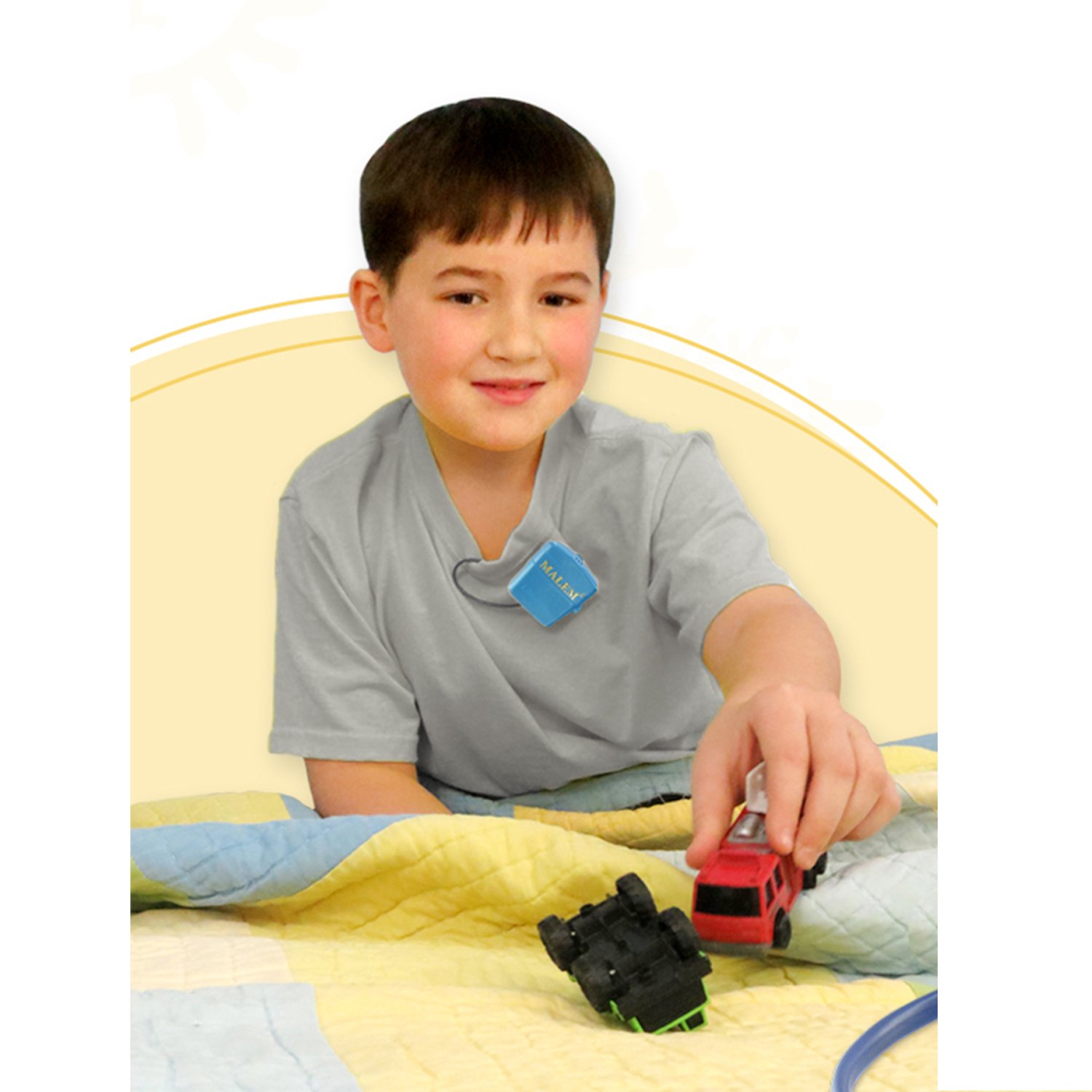 Malem Ultimate Bedwetting Alarm for Kids - Loud Sound & Strong Vibration Enuresis Alarm for Deep Sleepers | Award-Winning Bed Wetting Solution for Boys & Girls | Perfect for Overnight Protection & Potty Training