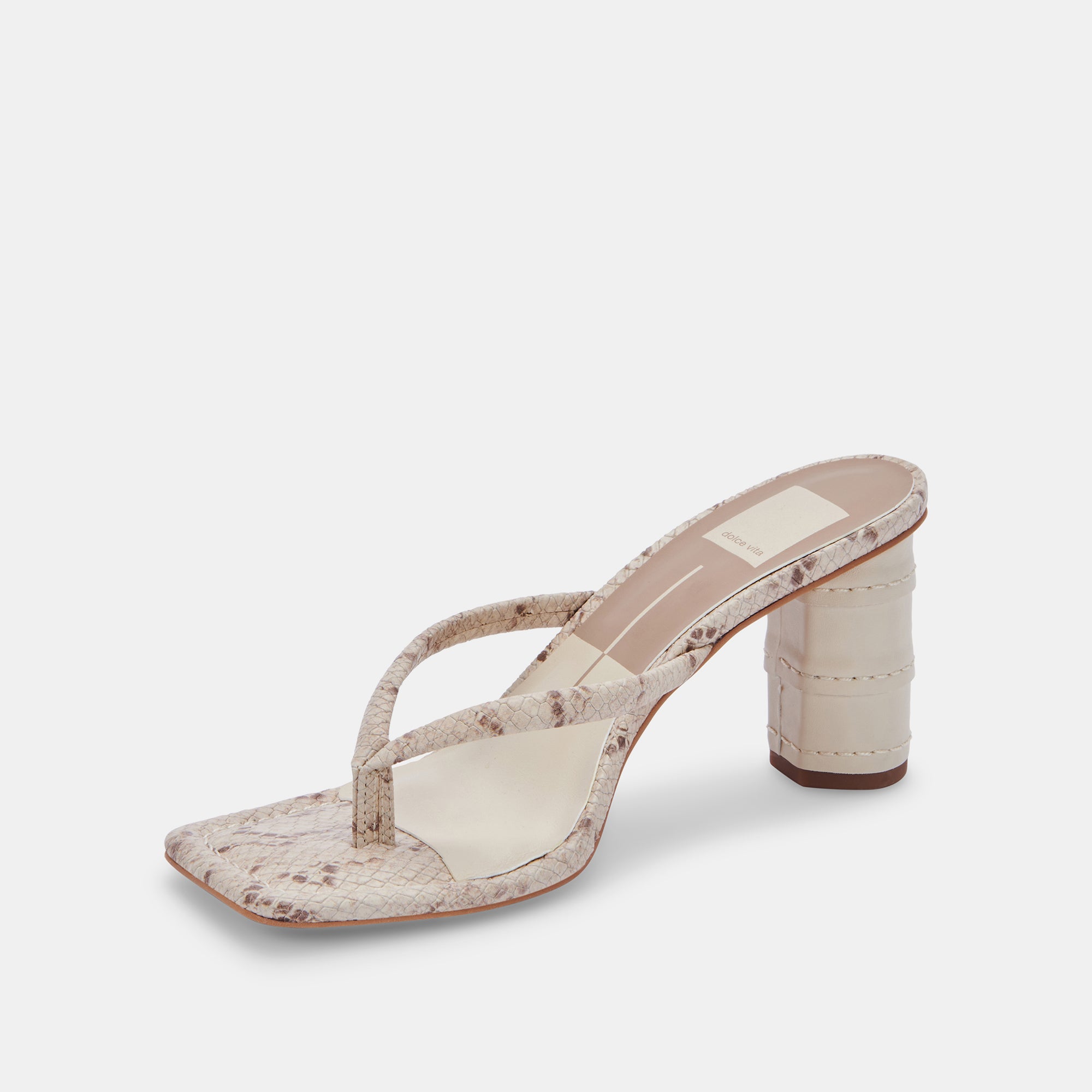 RHYE Women's LT TAUPE EMBOSSED STELLA High Heels - Comfortable Dress Pumps for Work, Party & Special Occasions