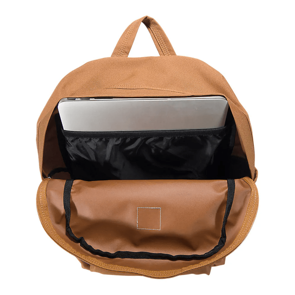 Carhartt Brown 21L Classic Backpack - Durable & Water-Resistant Daypack for Work, School, Hiking & Travel