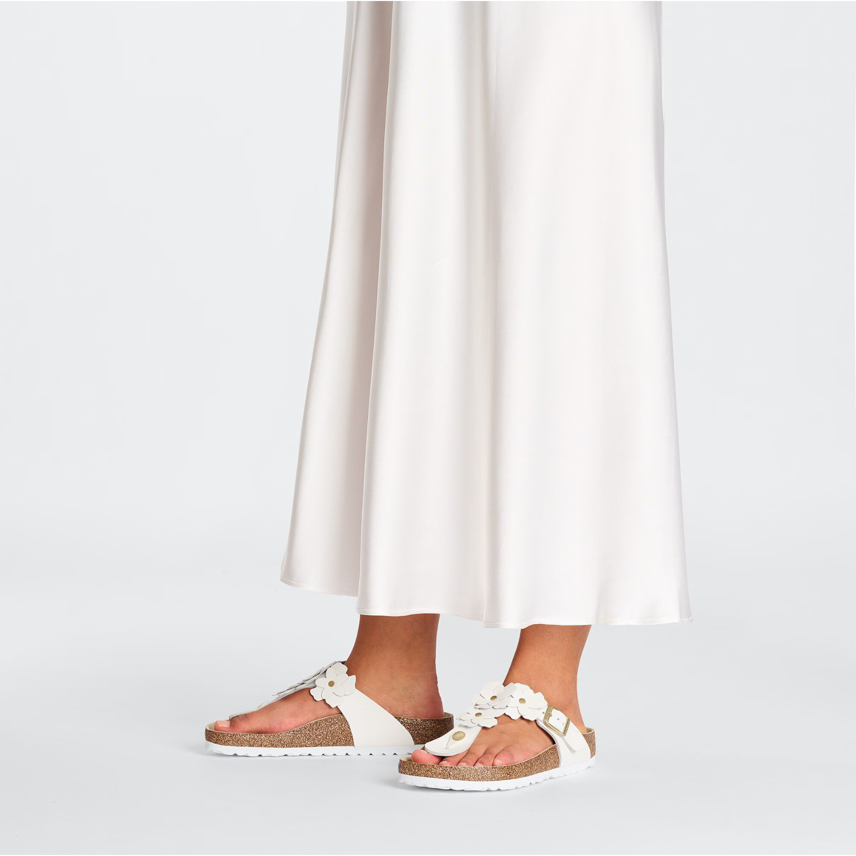 Birkenstock Women's Gizeh Flower Leather Sandals - Comfortable & Stylish Summer Footwear for Beach, Pool & Casual Outings