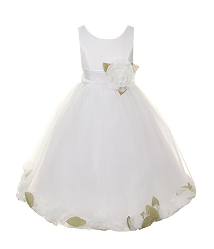 White With White Sash, Flower & Petals