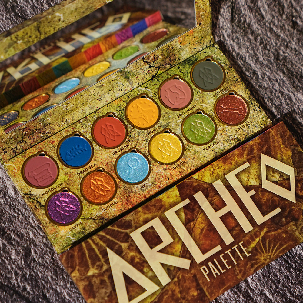 Archeo Palette - Premium Makeup Eyeshadow Palette with 12 Highly Pigmented Shades | Perfect for Professional Makeup Artists & Everyday Glam Looks | Ideal for Parties, Weddings & Special Occasions