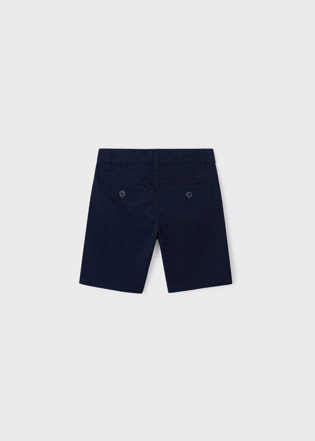 Mayoral Boys' Basic Twill Chino Shorts - Navy Blue Casual Wear for Summer & Playtime