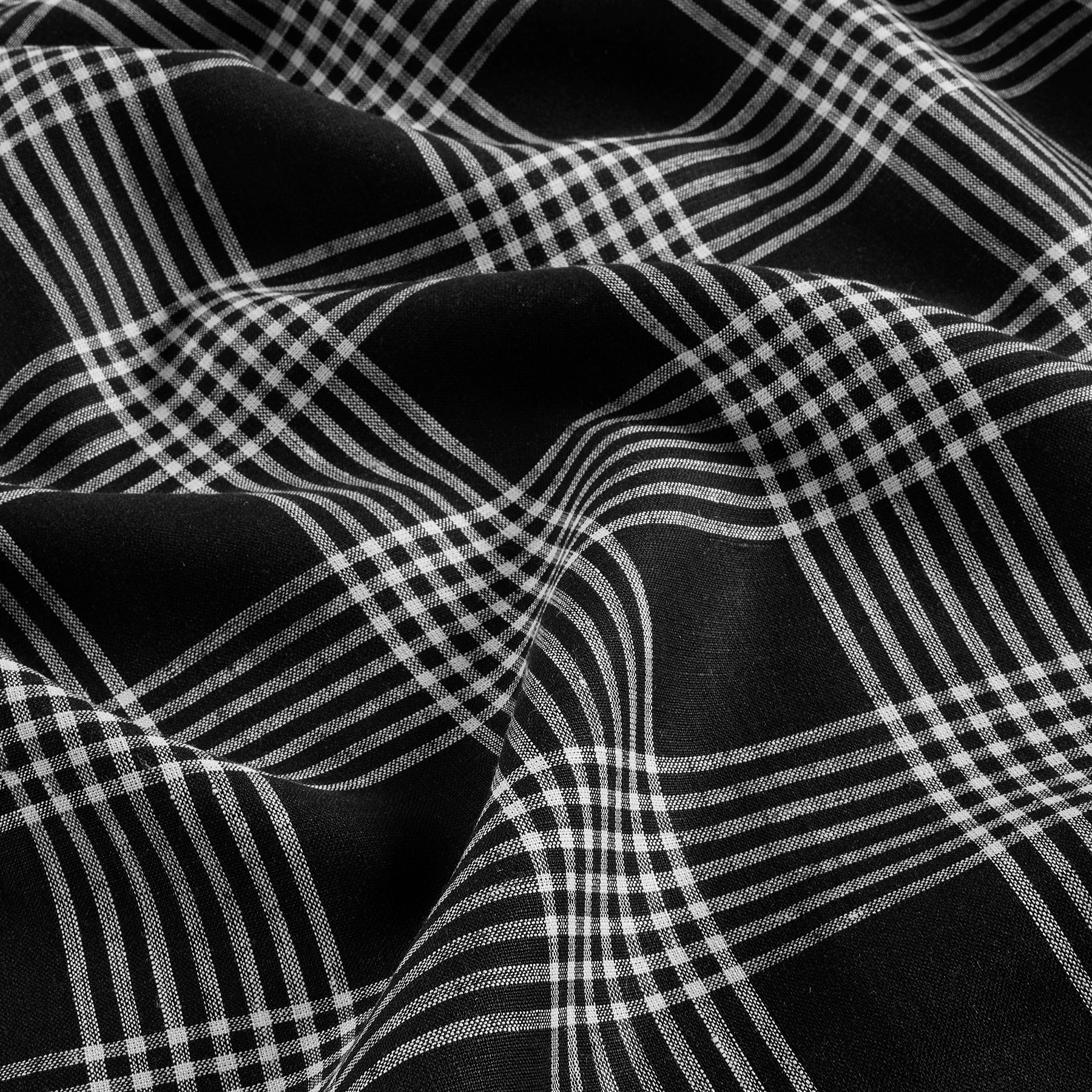 Glen Check Square Placemats Set of 4 - Premium Cotton Table Mats for Dining, Kitchen, and Party Decor - Perfect for Thanksgiving, Christmas, and Everyday Use