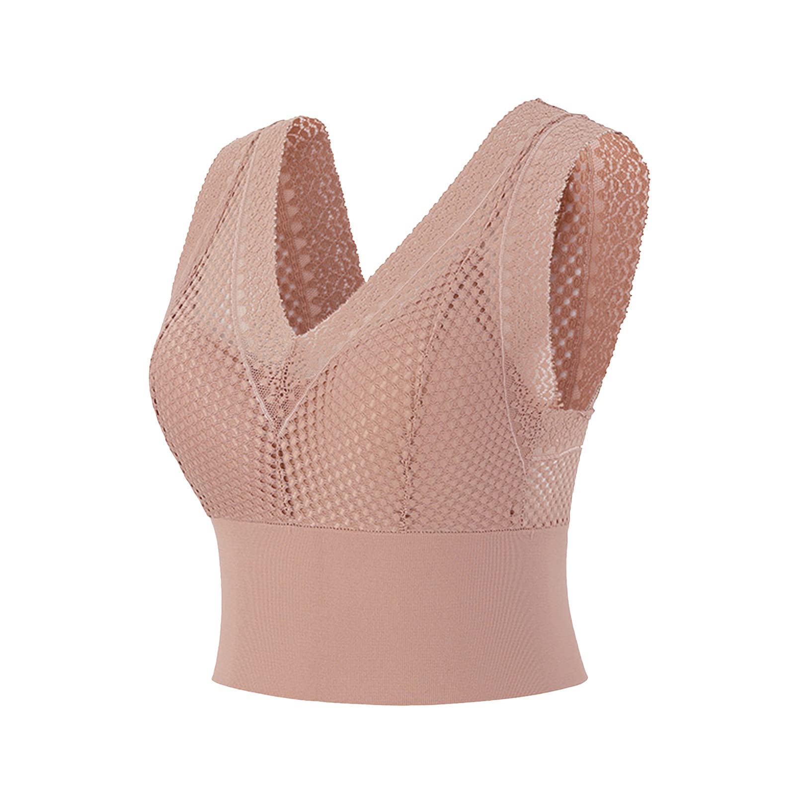 Comfortable Maternity Bra for Women - Lace Nursing Bra with Removable Pads, Wireless Strapless Support | Perfect for Pregnancy, Breastfeeding & Everyday Wear