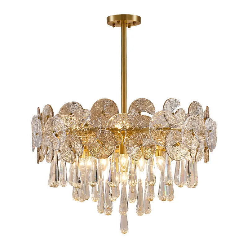 Postmodern Crystal Chandelier - Modern Luxury Ceiling Light Fixture for Dining Room, Living Room, Bedroom & Foyer | Elegant Home Decor Lighting for Weddings & Interior Design