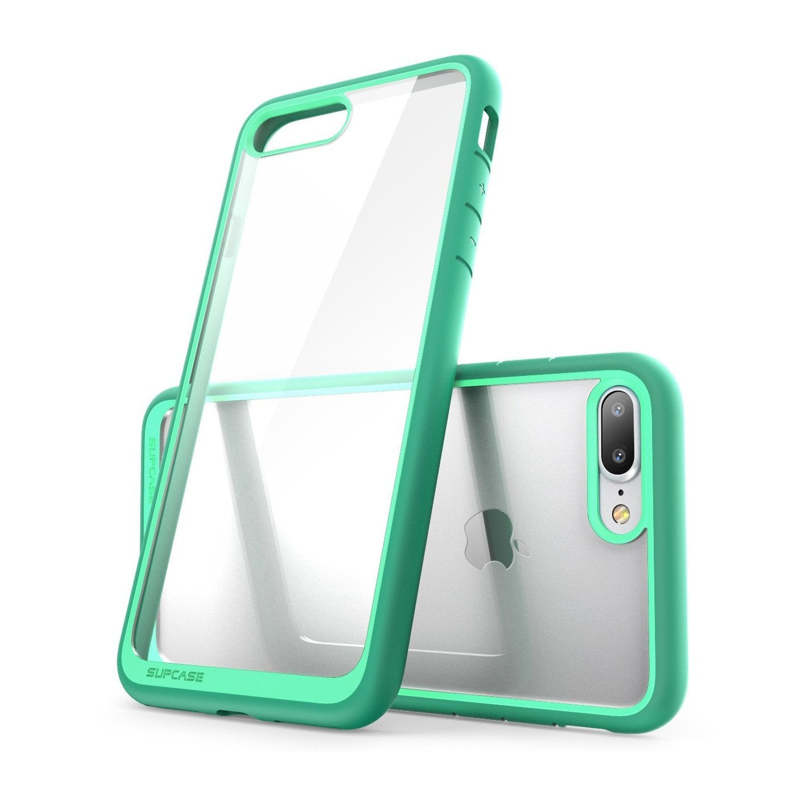 iPhone 8 Plus Case - Slim Clear Protective Cover with Unicorn Beetle Style in Green | Perfect for Everyday Use, Work & Outdoor Activities