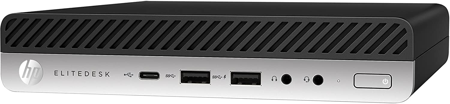 Renewed HP EliteDesk 800G3 Mini PC - Intel Core i5 Quad-Core, 16GB RAM, 1TB SSD, Windows 10 Pro - Includes Wireless Keyboard & Mouse - Compact Desktop Computer for Home Office, Business & Gaming