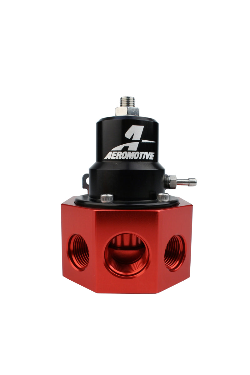 Aeromotive A2000 Carbureted Bypass Fuel Pressure Regulator - 4 Port Design for High-Performance Engines & Racing Applications