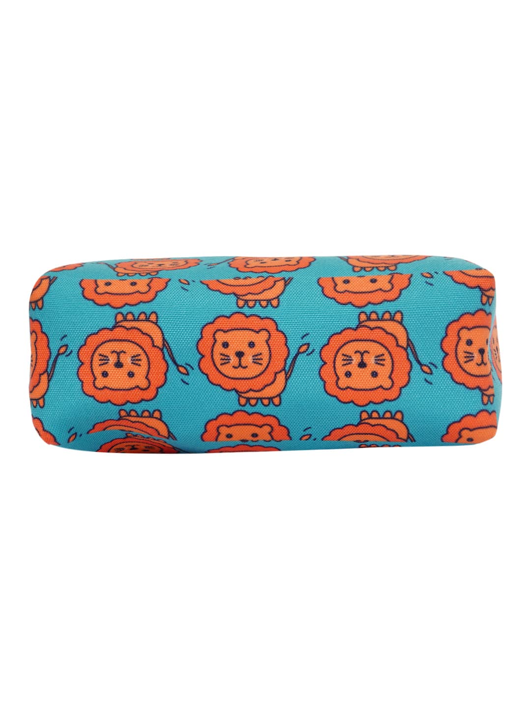 Crazyify Lion Print Makeup Bag for Women - Waterproof Canvas Cosmetic Pouch with Zipper, Travel Toiletry Organizer for Makeup Brushes, Lipsticks & Skincare - Perfect for Travel, Gym & Daily Use
