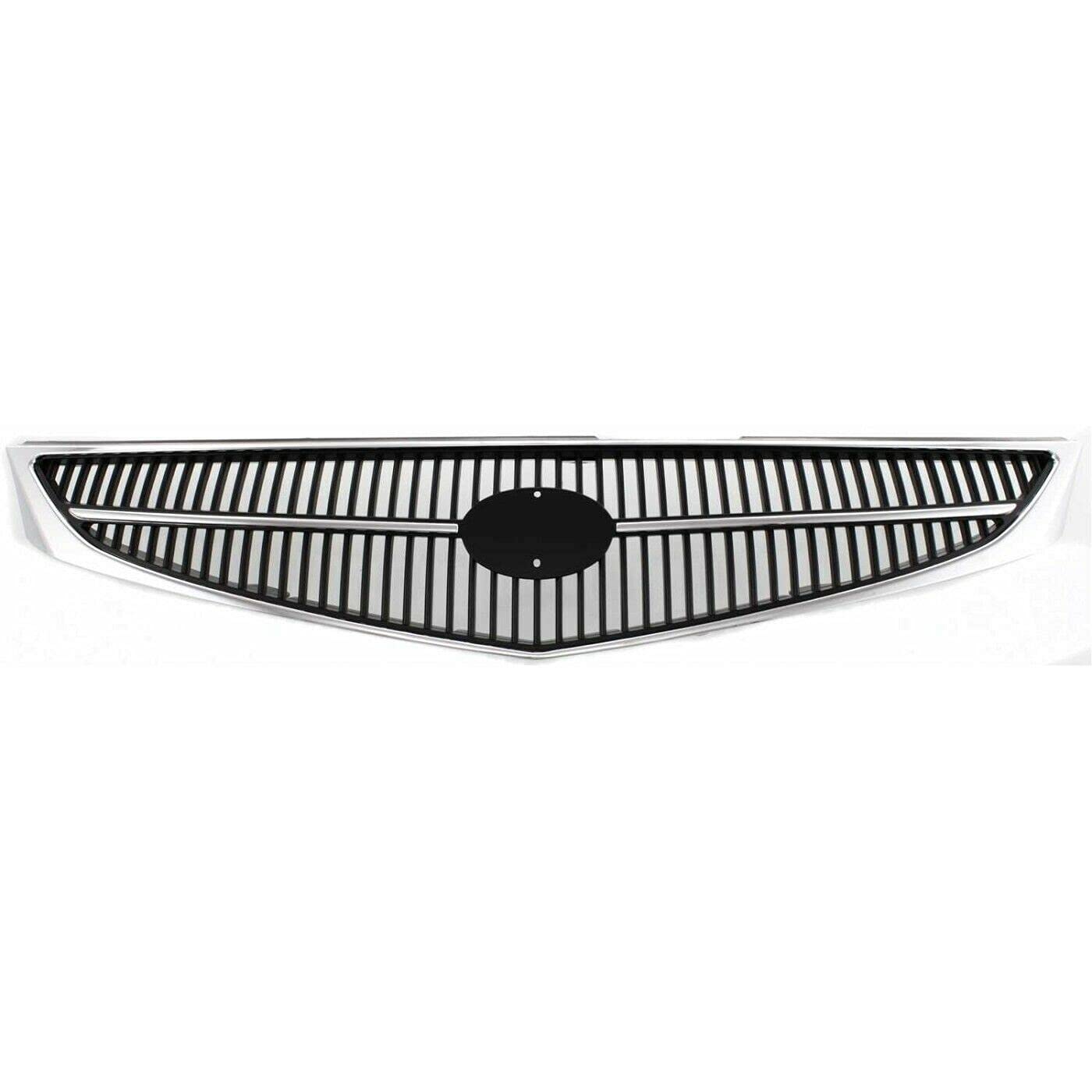 ZZXIA Chrome Grille with Black Insert - Plastic Car Grille 5311133101 9592945 TO1200255 - Perfect for Car Front Bumper Upgrade & Customization