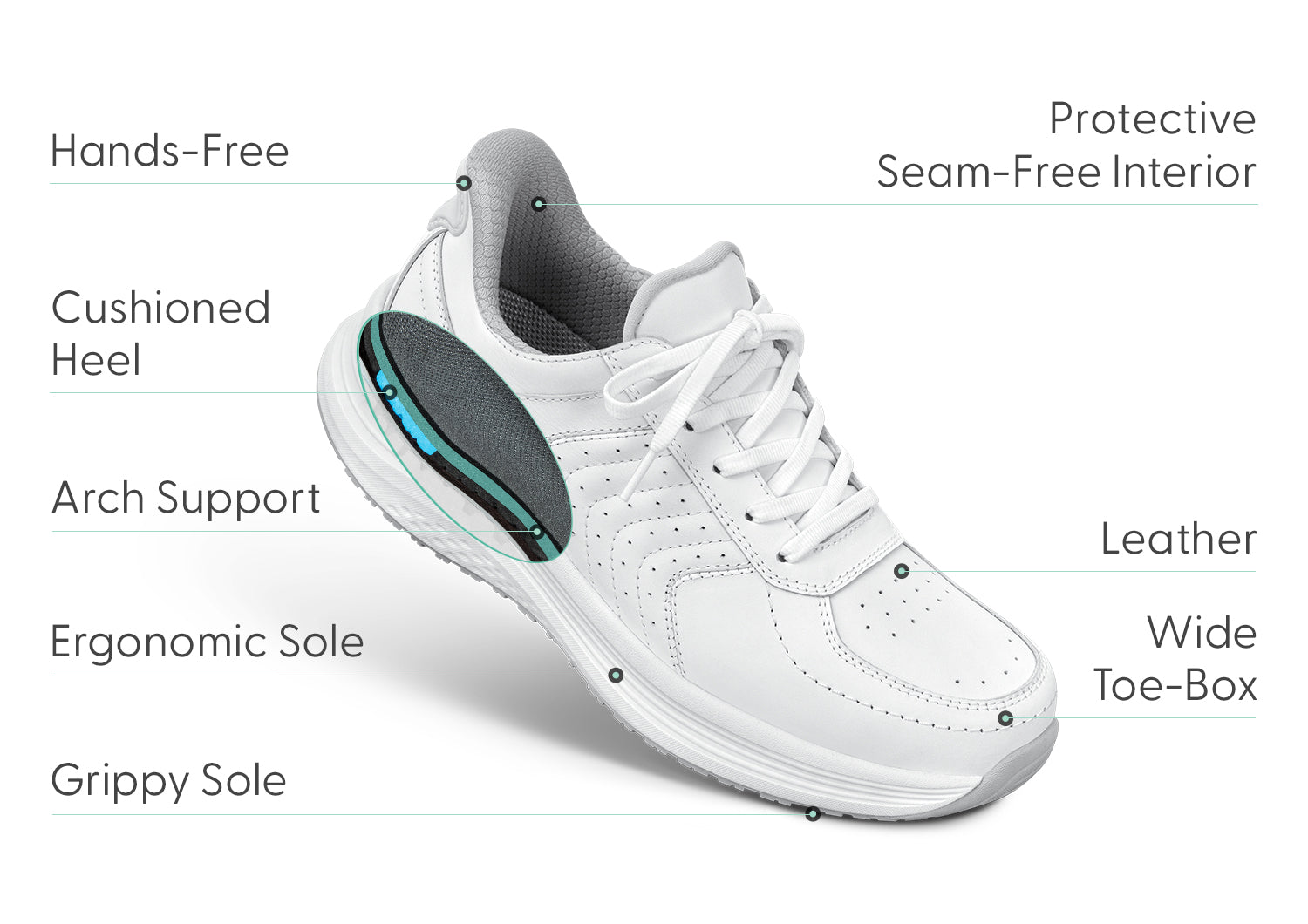 Roam Hands-Free White Wireless Earbuds - Perfect for Running, Gym & Travel