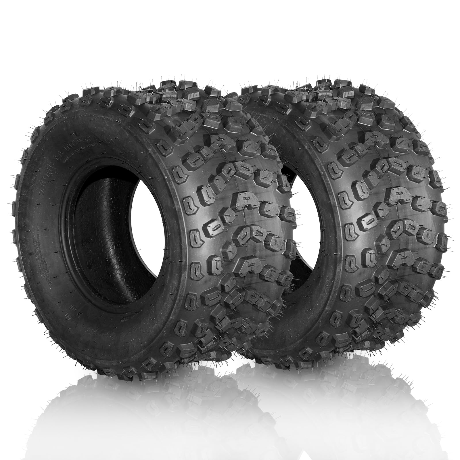 SUNROAD 22x11-10 ATV UTV Tires 6PR Sport All Terrain Tubeless Tires - Pack of 2 for Off-Roading, Mudding & Trail Riding