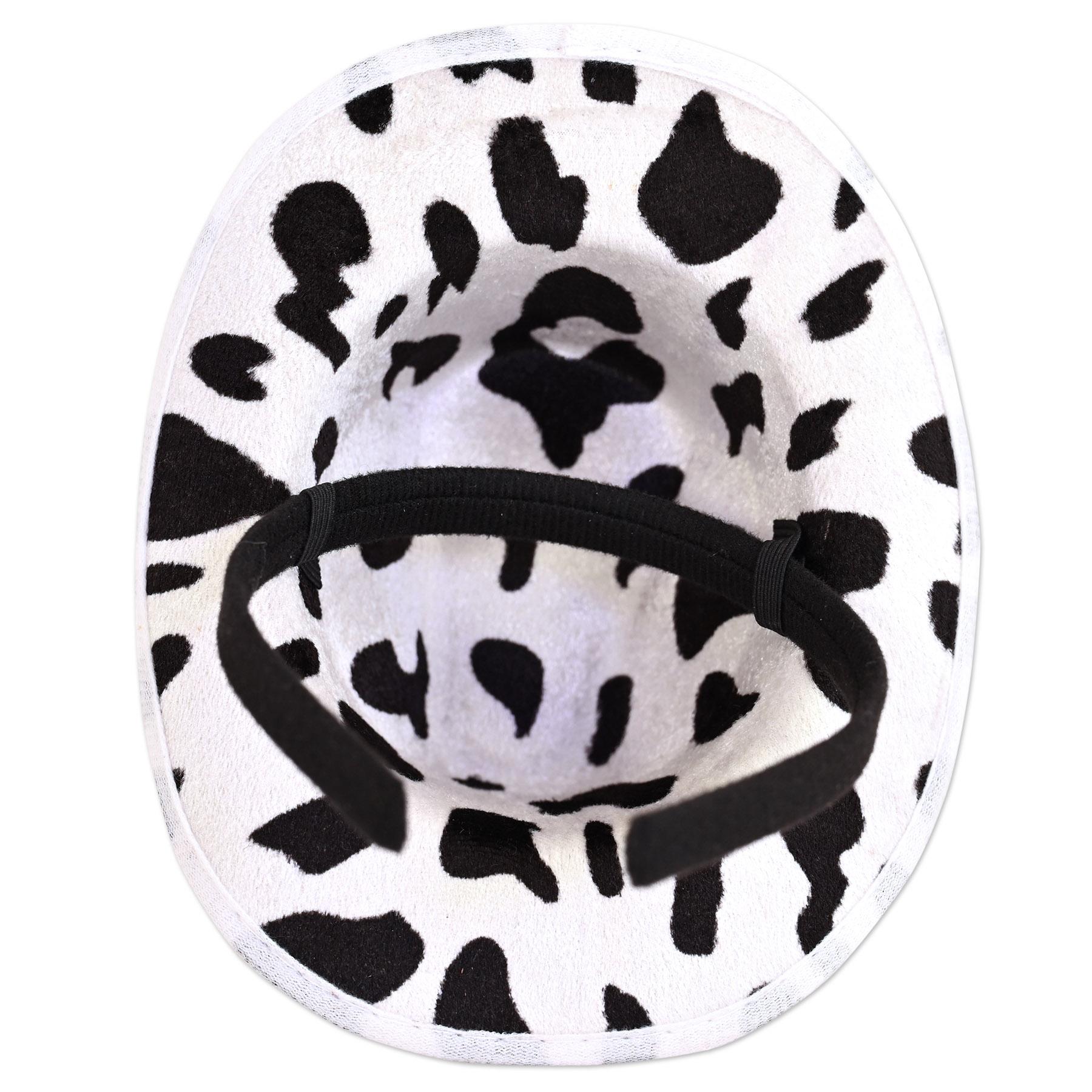 12 Pack Cow Print Cowboy Hat Headbands for Women & Men - Western Cowgirl Party Favors, Halloween Costume Accessories, Themed Birthday Decorations