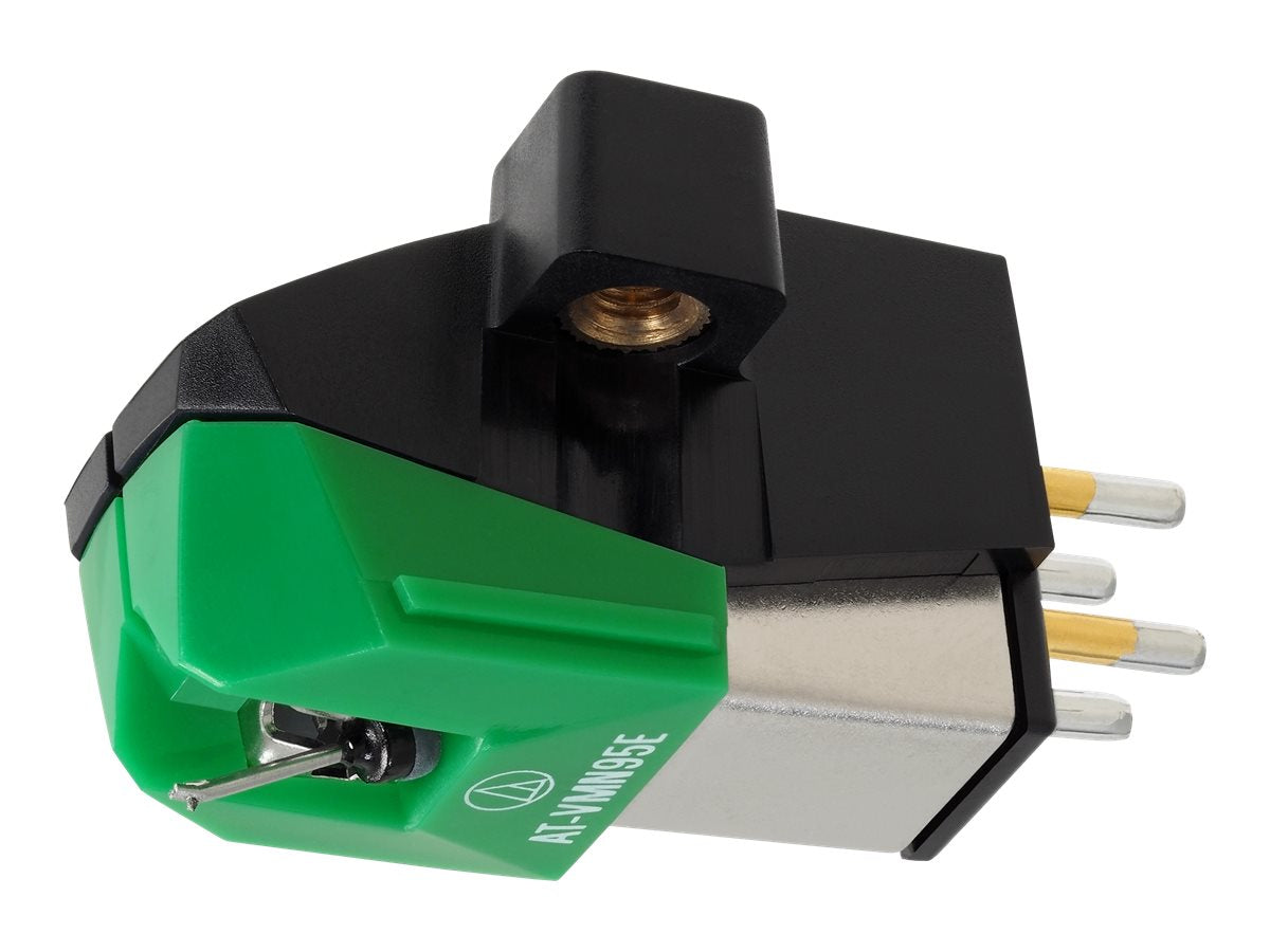 Audio Technica AT VM95E Dual Moving Magnet Phono Cartridge - High Fidelity Vinyl Record Player Replacement for Turntables, DJ & Home Audio Systems