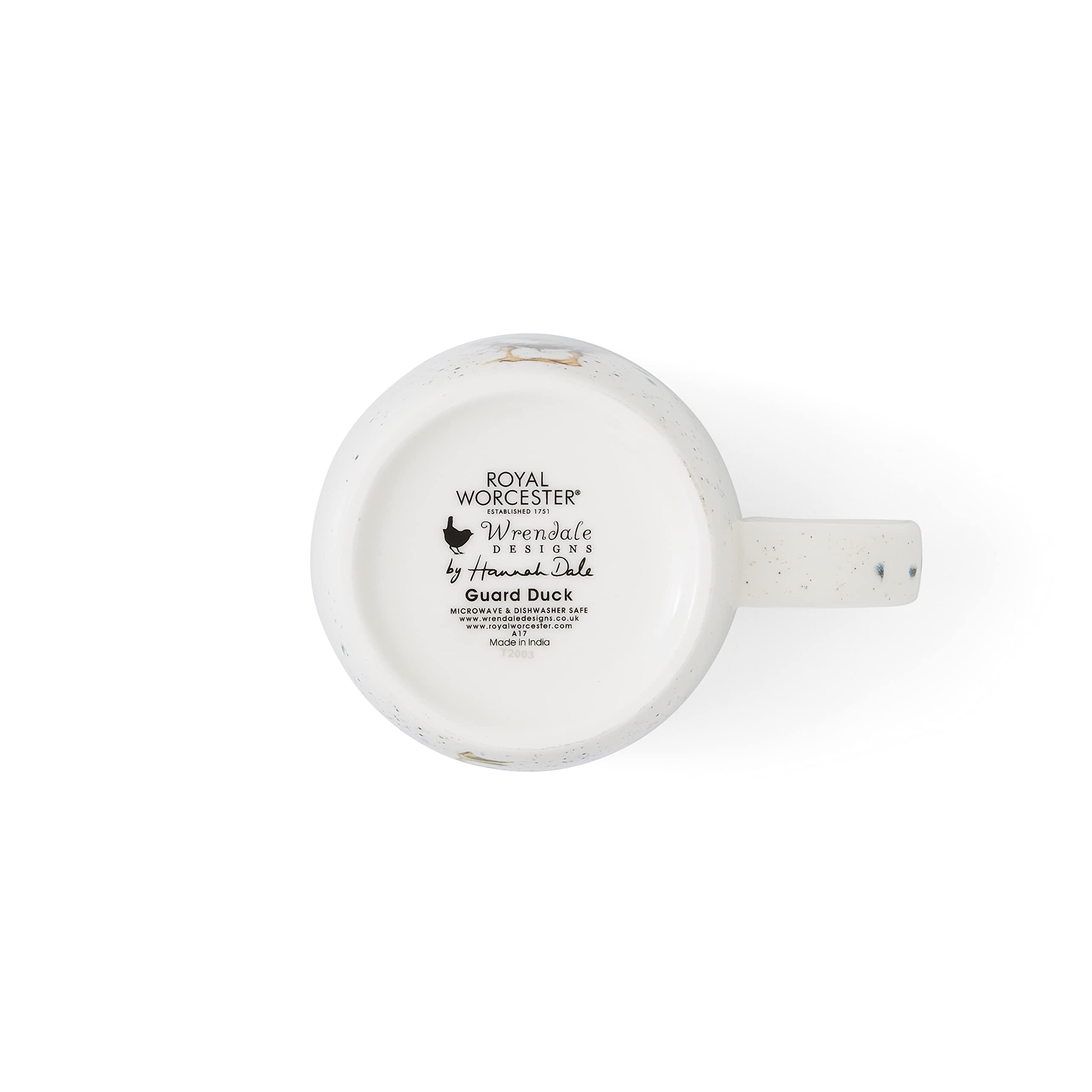 Royal Worcester Wrendale Designs Guard Duck Mug - 11oz Fine Bone China Coffee Cup | Microwave & Dishwasher Safe | Perfect for Tea, Coffee & Hot Chocolate at Home or Office
