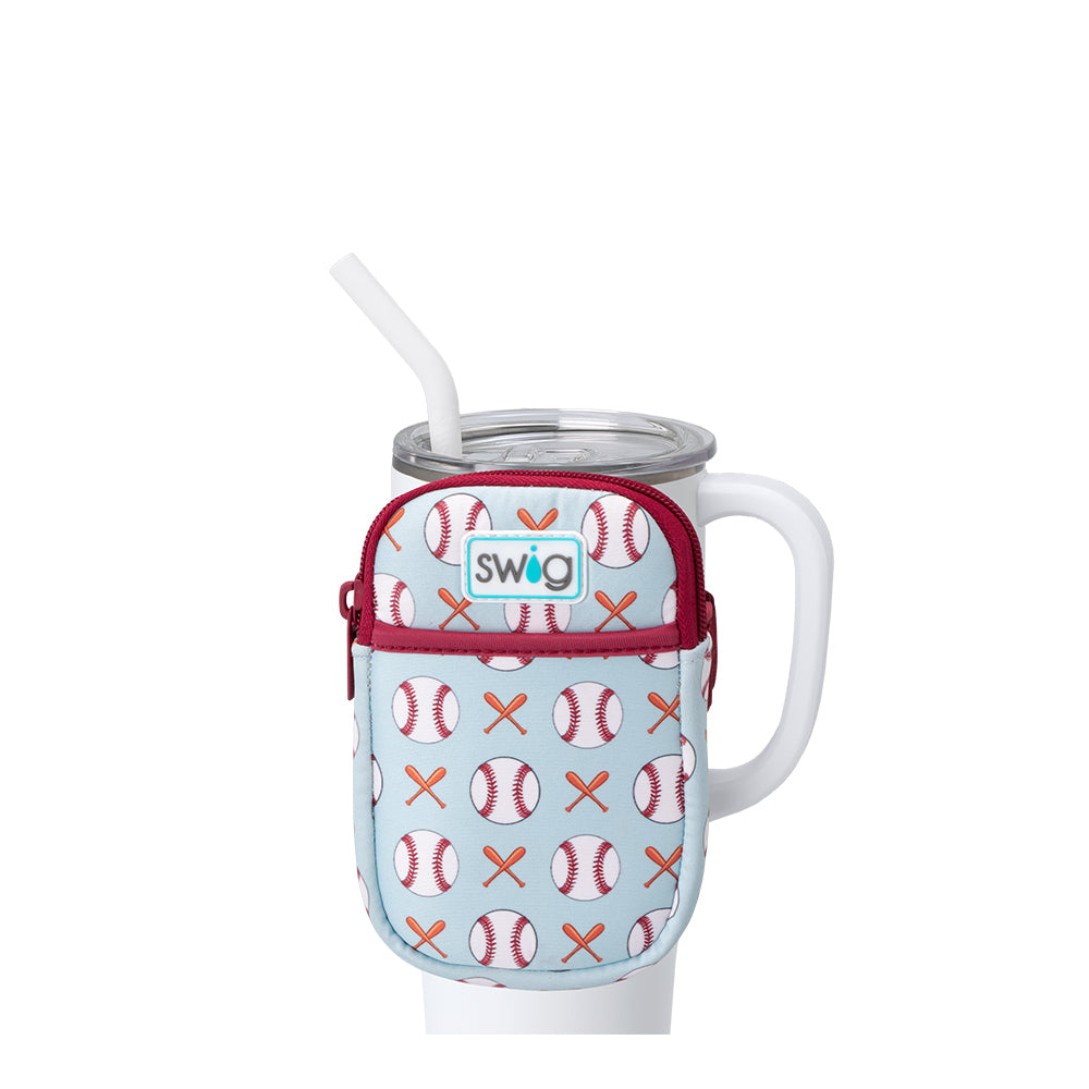 Home Run Mega Mug Pouch - Large Insulated Cup Holder for Baseball Fans - Perfect for Game Day, Tailgating & Sports Events