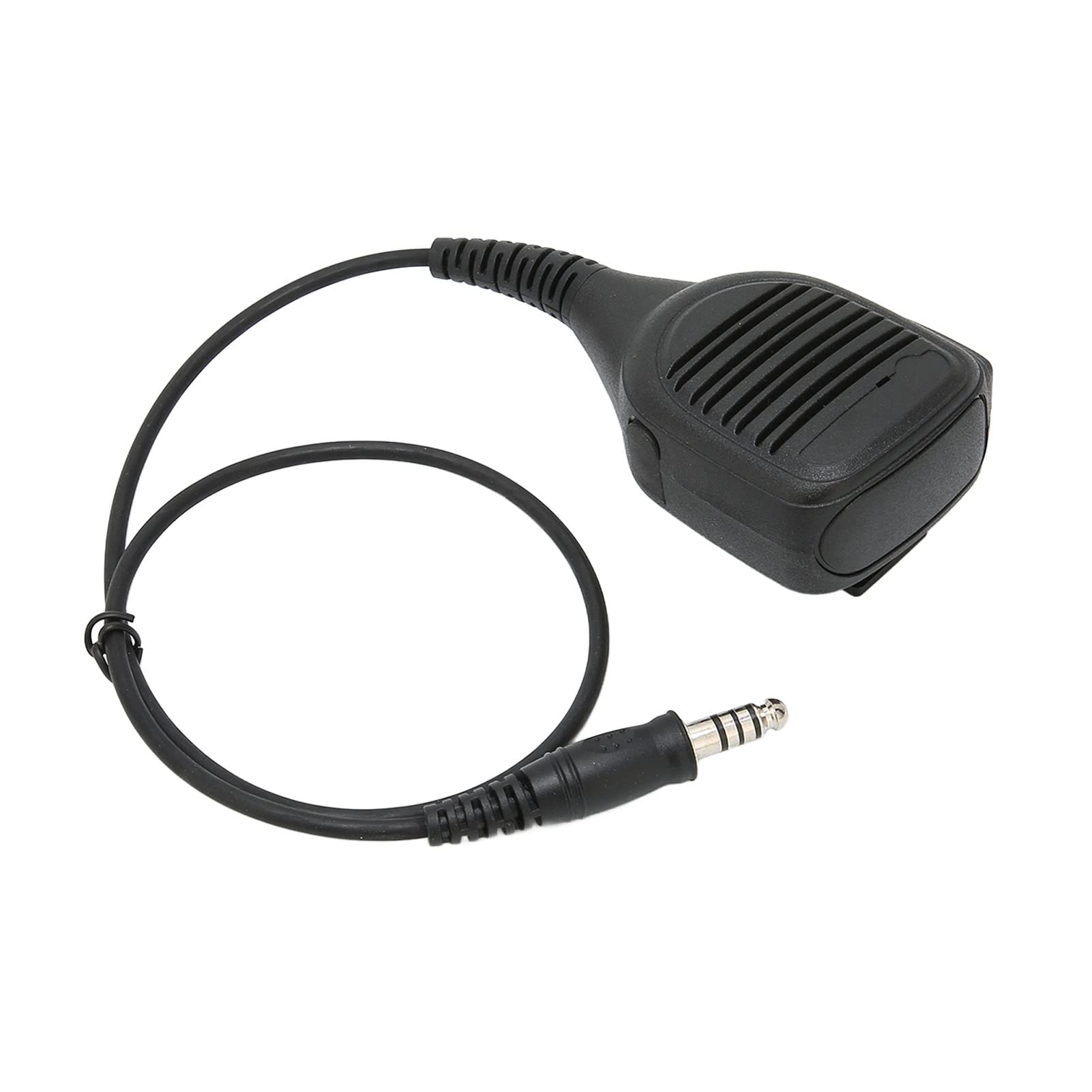 PU Line Speaker Microphone for Walkie Talkie - Flexible, Loud Sound, Cold & Tensile Resistant, Easy-to-Use Shoulder Mic (Ideal for Outdoor Adventures, Construction Sites & Security Work)