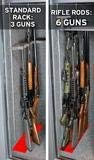 Rifle Rods Gun Organizer Kit - Safe Storage for Easy Access | Home & Range Use