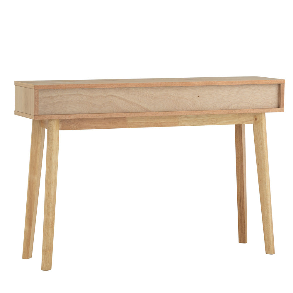 LOFTUS 47-Inch Oak Console Table - Entryway, Living Room, or Hallway Furniture for Home Decor