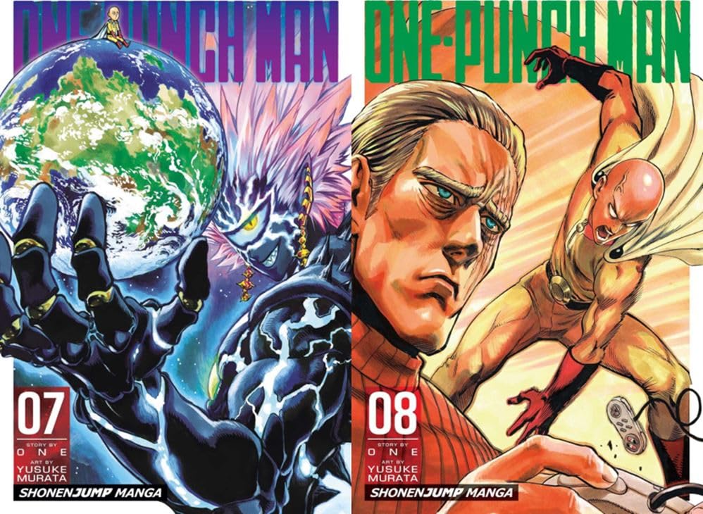 One-Punch Man Complete Box Set Volumes 1-10 | Manga Book Series for Anime Fans & Collectors | Perfect Gift for Comic Lovers & Action Readers