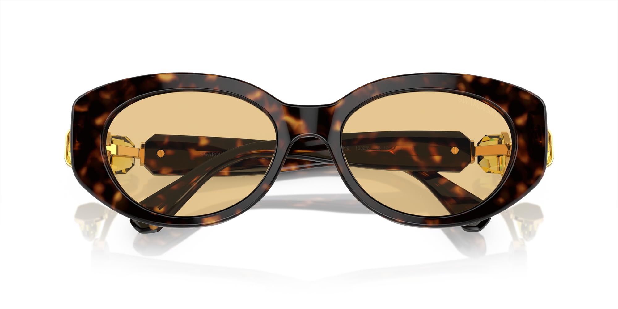Swarovski Women's Sk6002 Oval Sunglasses - Polarized UV Protection Luxury Fashion Sunglasses for Women | Perfect for Beach, Driving & Outdoor Activities