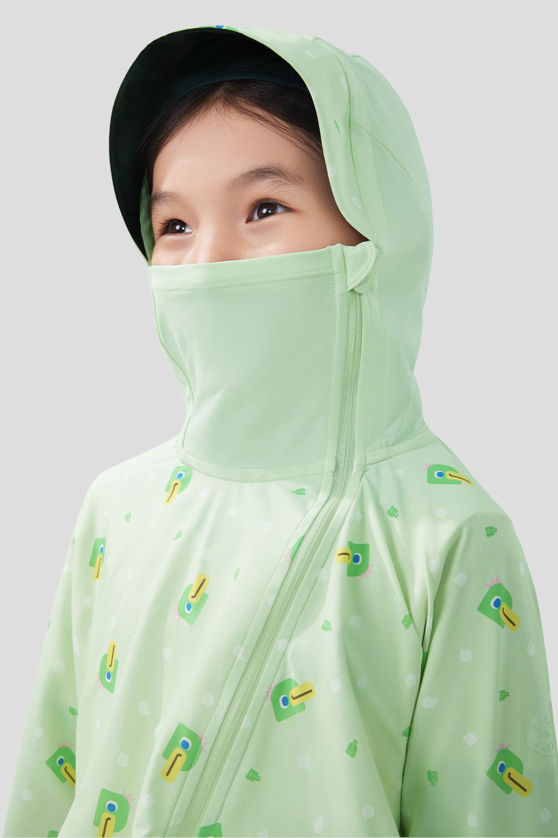 Icecape UPF50+ Kids Sun Protection Jacket - Lightweight UV Blocking Water-Resistant Jacket for Outdoor Activities, Beach, Hiking & Playtime