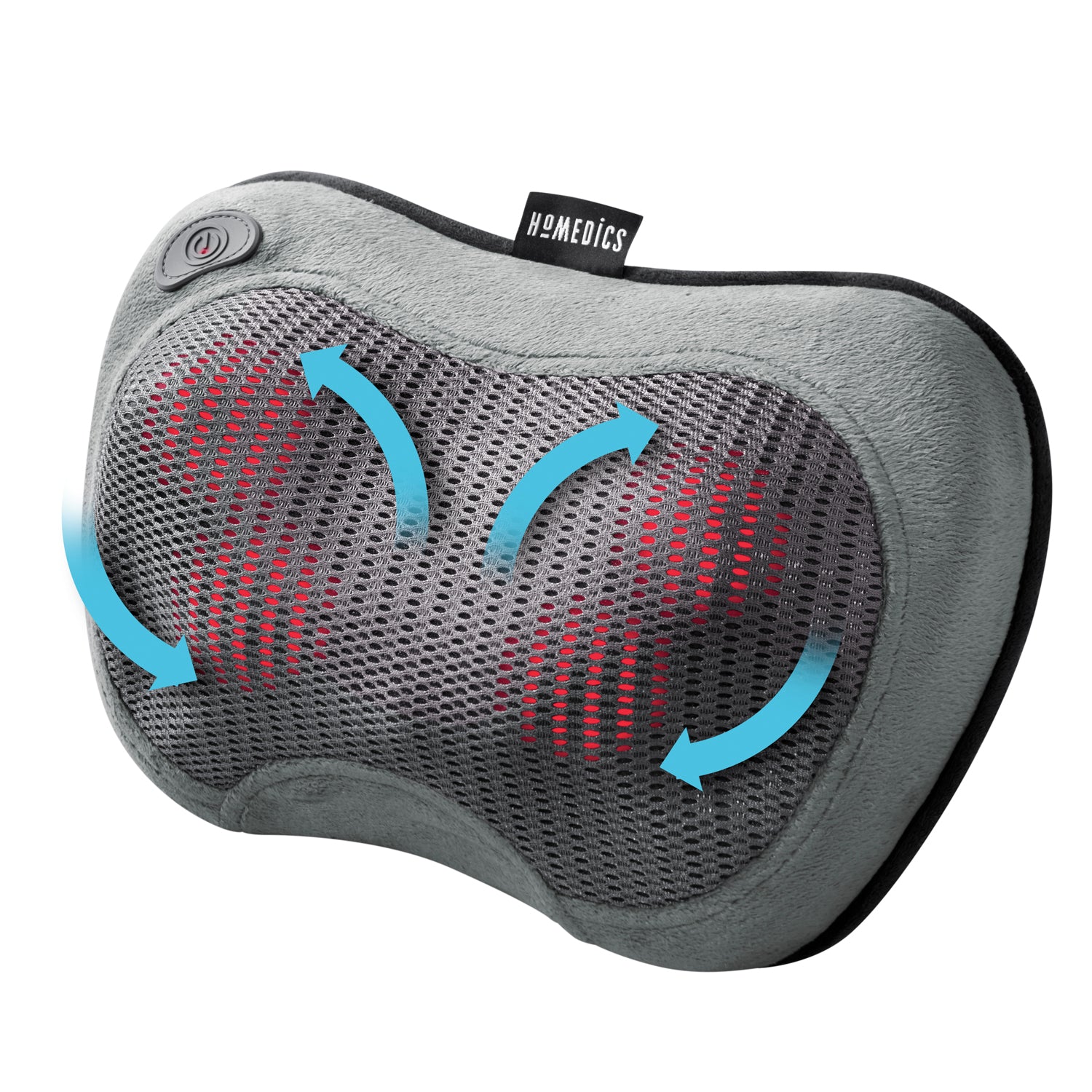 Wireless Shiatsu Massage Cushion with Heating Function - Portable Neck & Back Massager for Home, Office & Car Relaxation