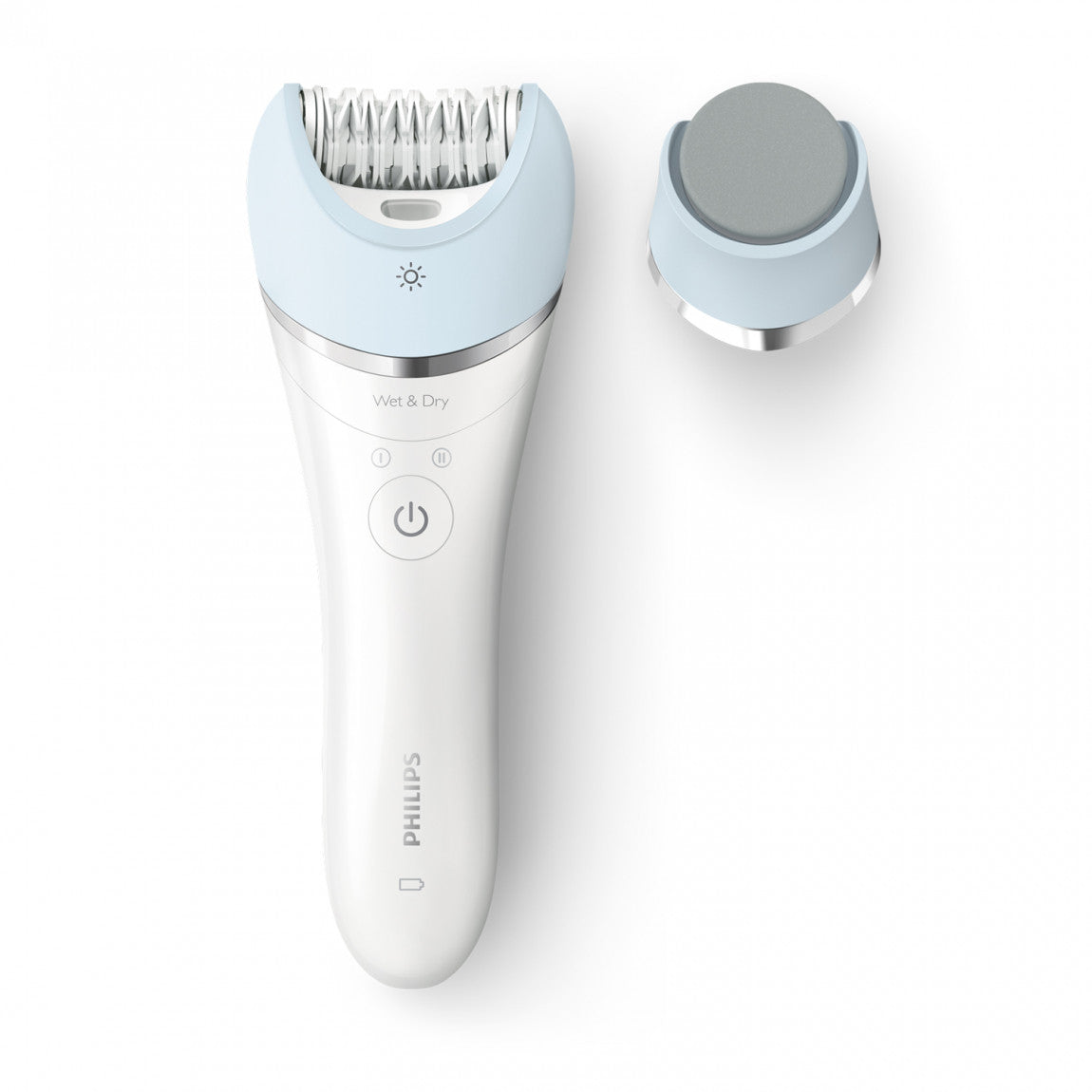 PHILIPS Satinelle Advanced BRE612/00 Cordless Epilator for Women with Foot File - Painless Hair Removal for Legs, Underarms & Bikini Line at Home