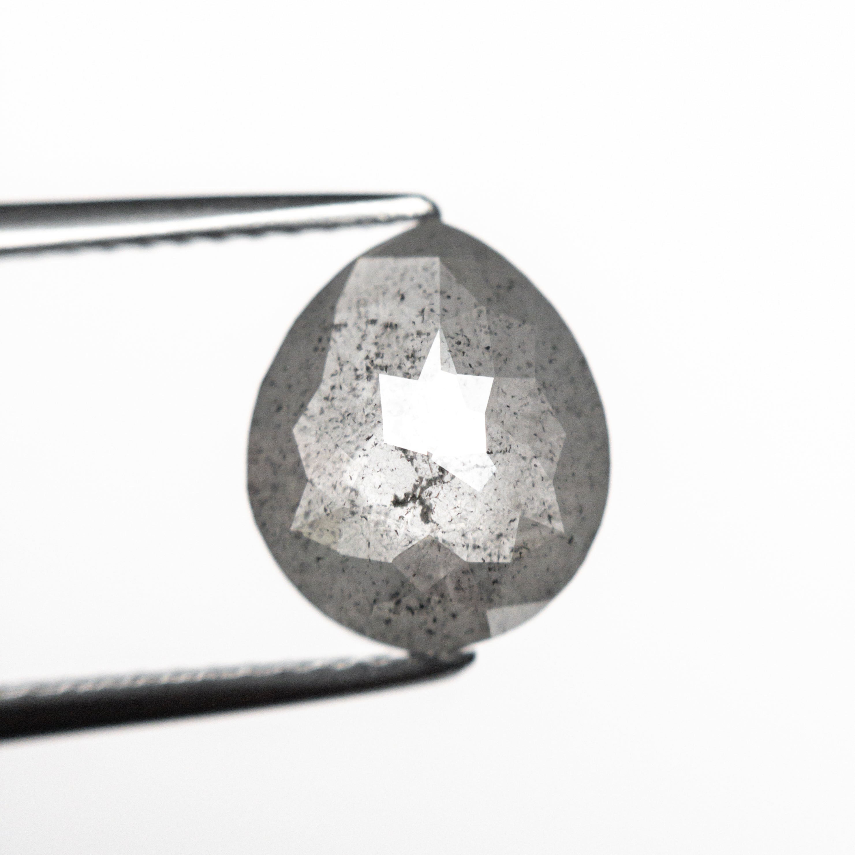 2.58ct Pear Rose Cut Gemstone - 9.84x8.23x3.60mm Natural Rose Cut Diamond Alternative for Jewelry Making & Engagement Rings
