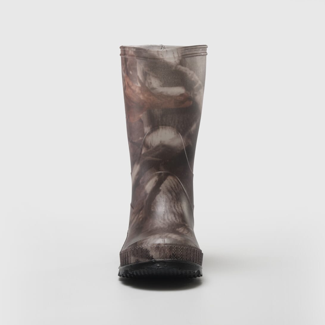 Stomp Camo Kids' Rain Boots - Waterproof & Durable for Outdoor Play, Puddle Jumping & Gardening - Boys & Girls Non-Slip Rubber Boots
