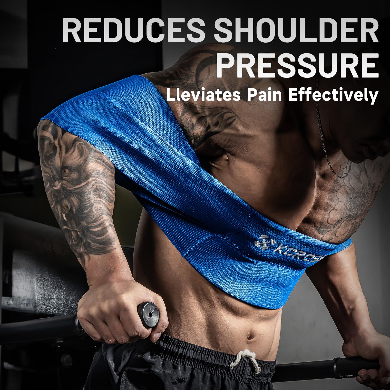 KCROSS Bench Press Band for Men & Women - Heavy Duty Weight Lifting Resistance Bands for Strength Training, Push Up Exercises & Home Gym Workouts - Perfect for CrossFit, Powerlifting & Home Fitness Routines