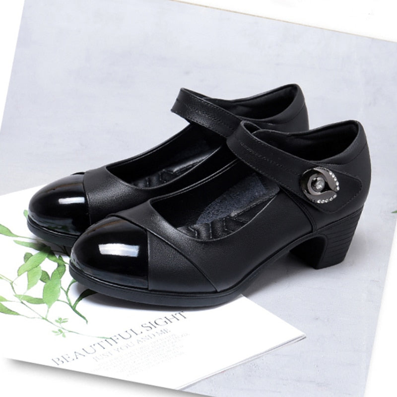 Women's Crystal Embellished Medium Heel Pumps - Elegant Dress Shoes for Parties, Weddings & Evening Events