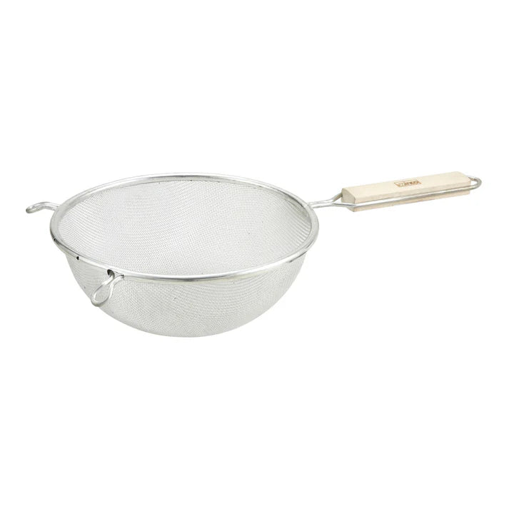 Winco 6.25 Inch Fine Mesh Stainless Steel Strainer - Perfect for Filtering Tea, Herbs, and Cooking Ingredients in Kitchen & Restaurant Use