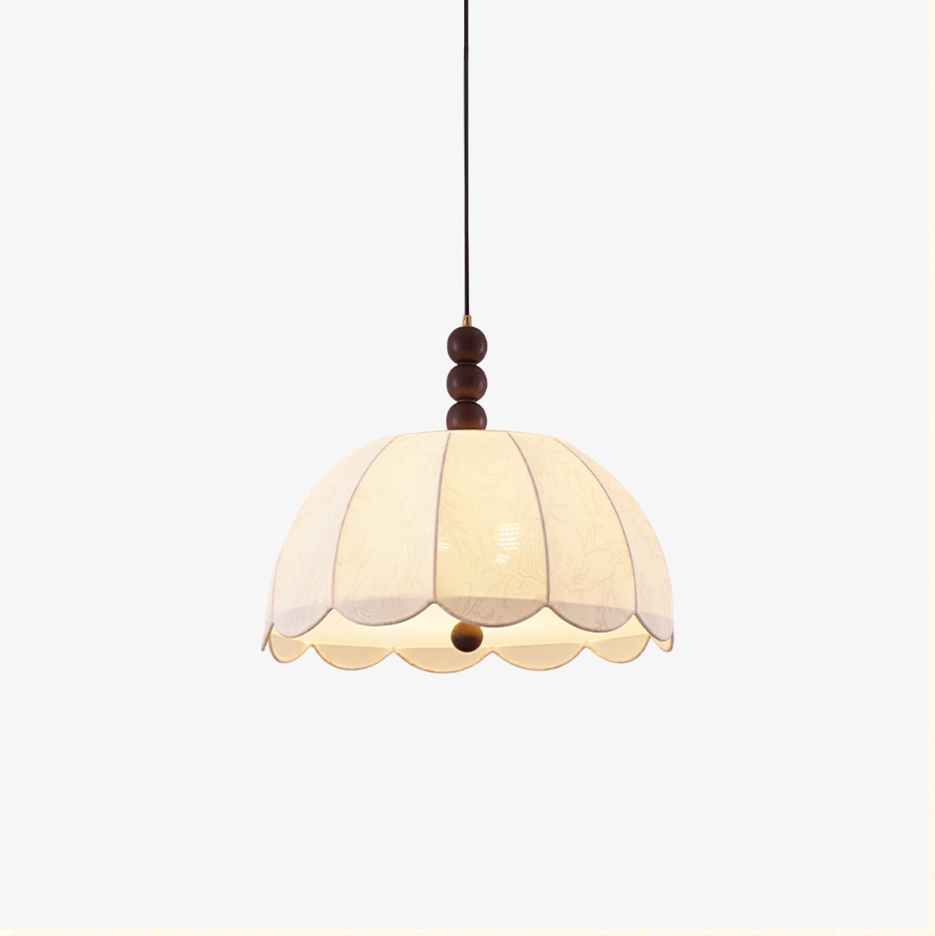 Blossom Fabric Swag Pendant Light - Elegant Floral Hanging Lamp for Bedroom, Dining Room & Living Room Decor - Perfect Boho Chic Home Lighting Fixture