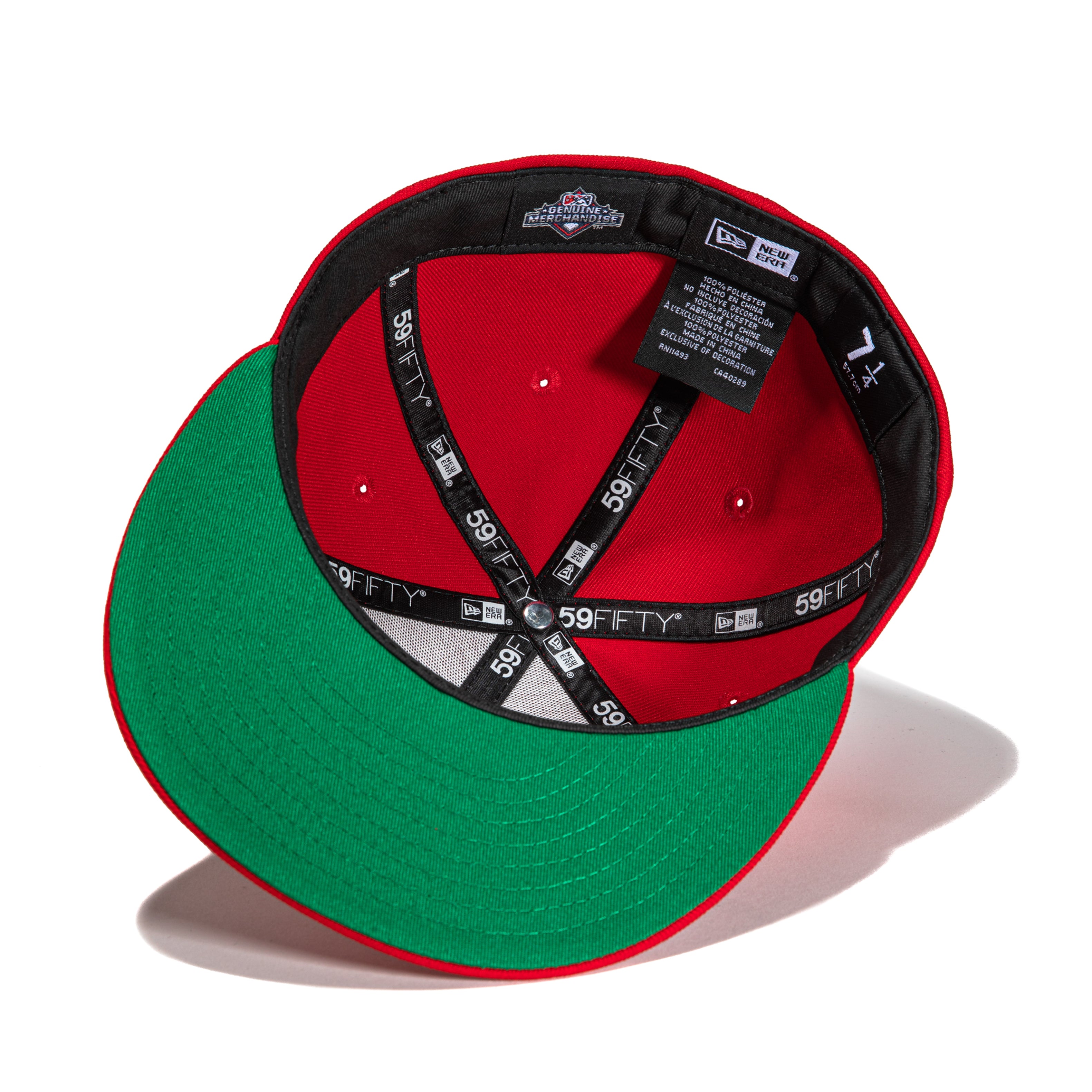 New Era 59Fifty Calgary Cannons Snapback Hat - Red, White & Gold Baseball Cap for Men & Women - Perfect for Sports Fans, Casual Wear & Team Spirit