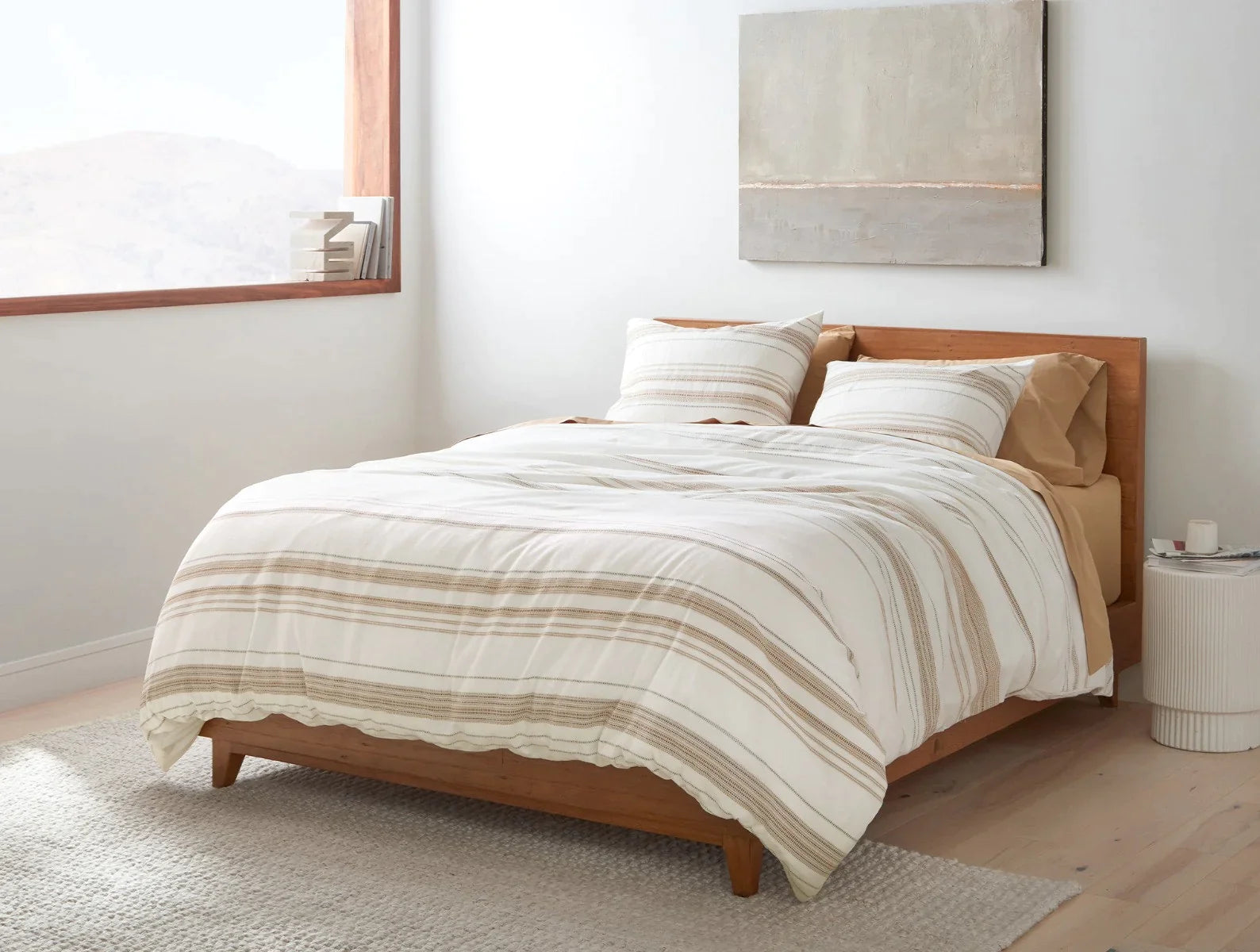 Premium 100% Organic Cotton Lobos Duvet Cover Set - Soft, Breathable & Hypoallergenic Bedding for a Comfortable Sleep - Perfect for Master Bedrooms, Guest Rooms & Cozy Home Decor