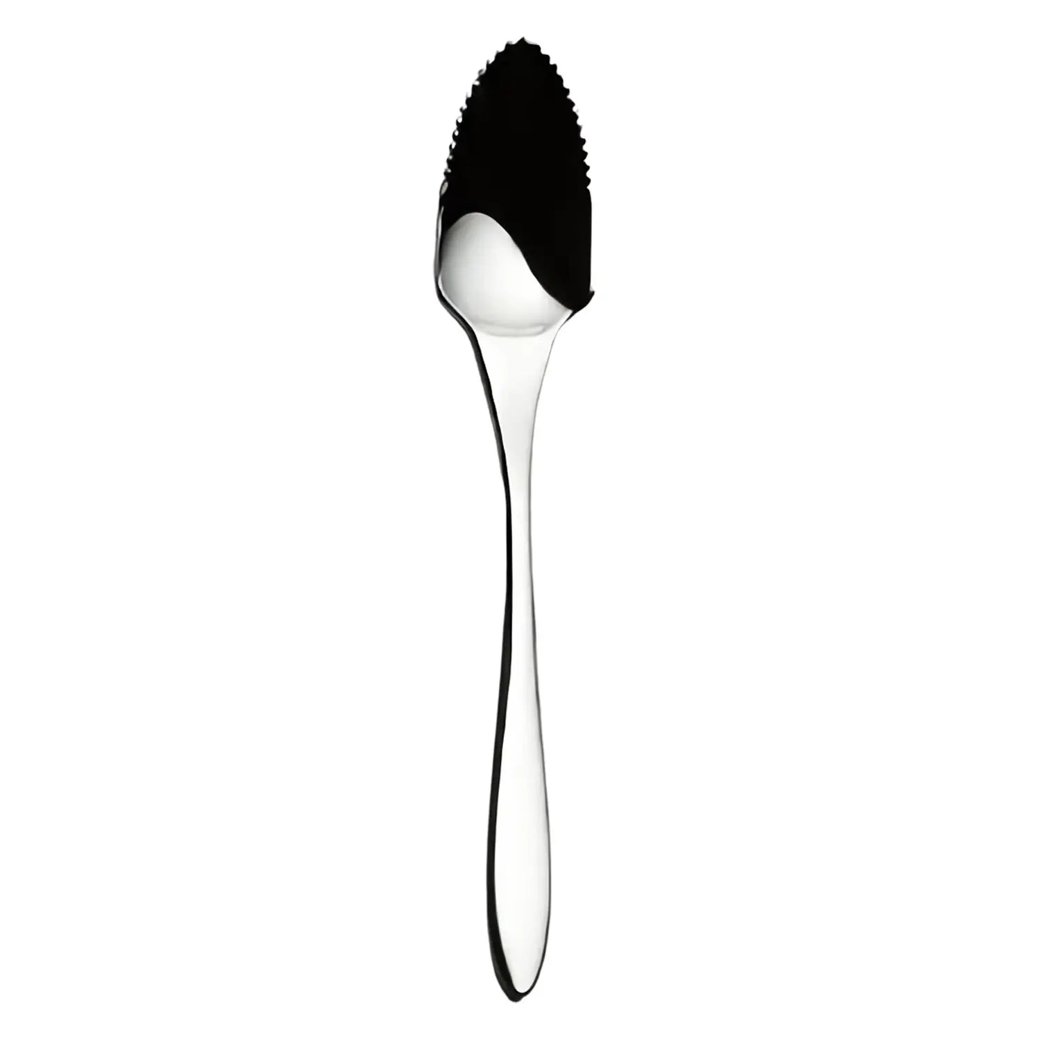 Premium Stainless Steel Grapefruit Spoon - Serrated Edge for Easy Cutting, Ergonomic Handle for Comfort - Perfect for Breakfast, Fruit Salads, and Healthy Snacking