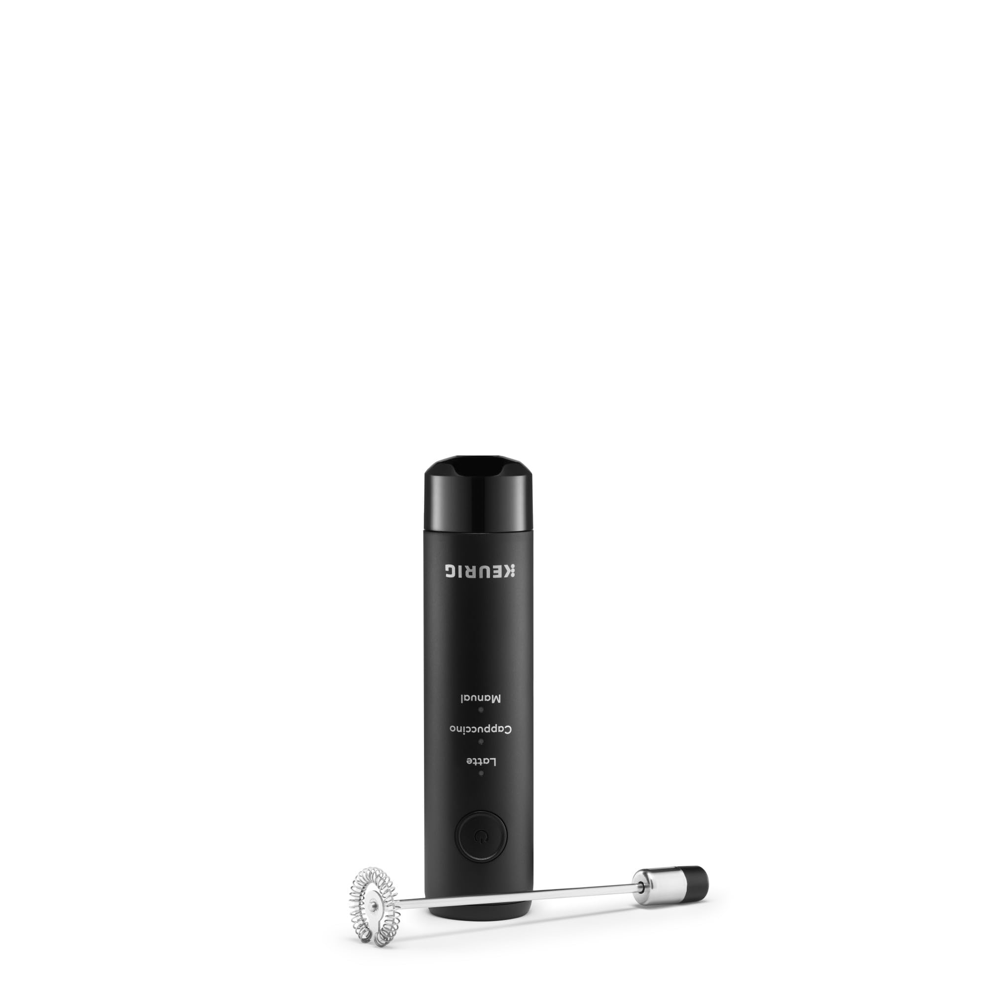 Keurig® SimpleCafé Milk Frother - Electric Handheld Frothing Wand for Coffee, Latte & Cappuccino - Perfect for Home Baristas & Coffee Lovers (Use for Hot/Cold Milk, Hot Chocolate & Matcha Drinks)