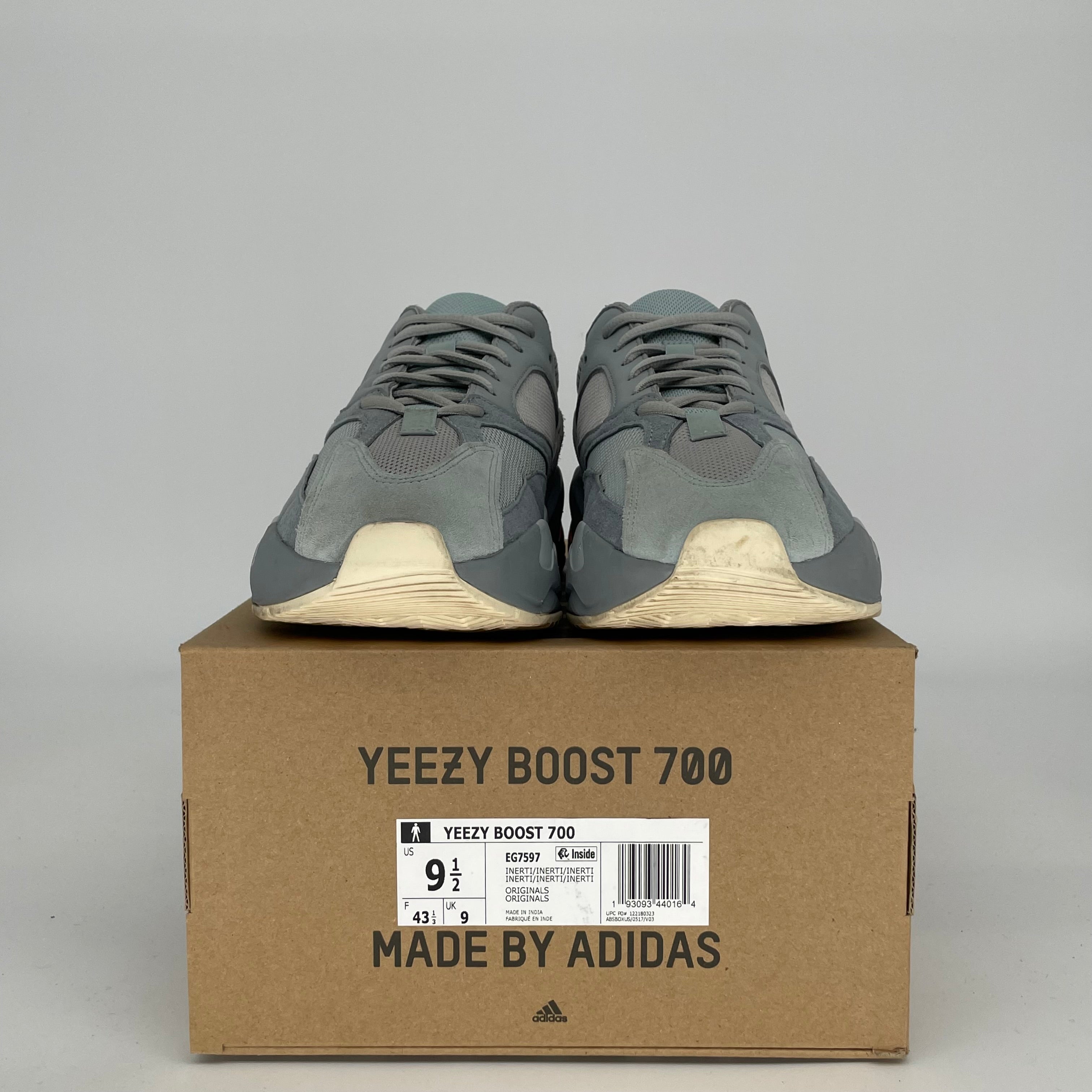 Adidas Yeezy 700 Inertia Sneakers - Men's Size 9.5 (EG7597) | Comfortable Running Shoes for Casual Wear & Street Style Fashion